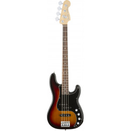 Fender American Elite Precision Bass®, Ebony Fingerboard, 3-Color Sunburst Бас-гитара