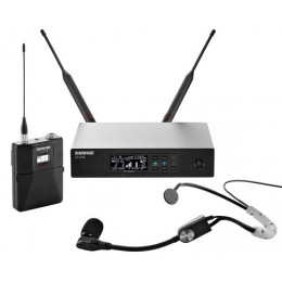 Shure QLXD14E/SM35 P51 710 - 782 MHz Радиосистема с поясным передатчиком и головным микрофоном