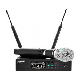 Shure QLXD24E/B58 G51 Вокальная радиосистема с ручным передатчиком BETA58, диапазон 470 - 534 MHz