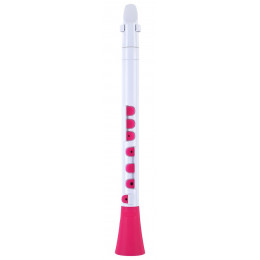 NUVO Dood (White/Pink) Блок-флейта DooD, строй С (до)