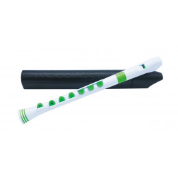 NUVO Recorder+ White/Green Блок-флейта сопрано, строй - С, немецкая