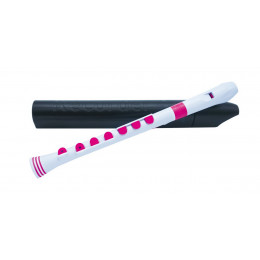 NUVO Recorder+ White/Pink Блок-флейта сопрано, строй - С, немецкая