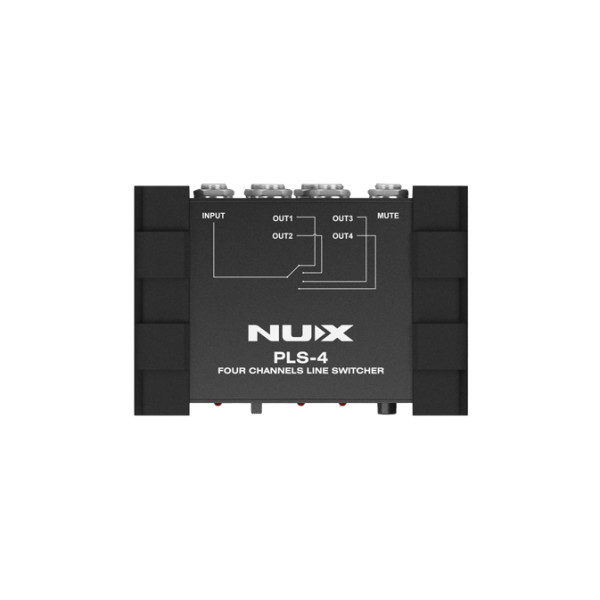 NUX PLS-4 Line Switcher Линейный коммутатор аудио сигнала, 4 канала