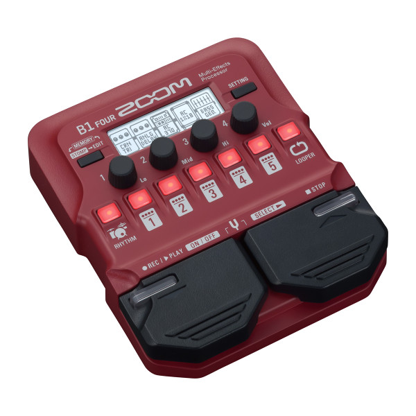 Zoom B1 FOUR Басовый процессор мультиэффектов