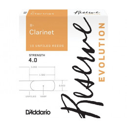 D'Addario Woodwinds Rico DCE1040 Reserve Evolution Трости для кларнета Bb