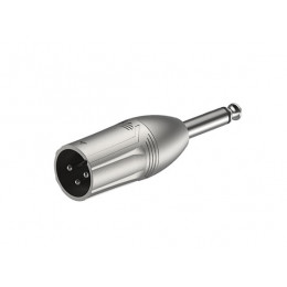 Roxtone RA2XMJM Переходник 3P XLR Male - 6.3 mono Jack Male