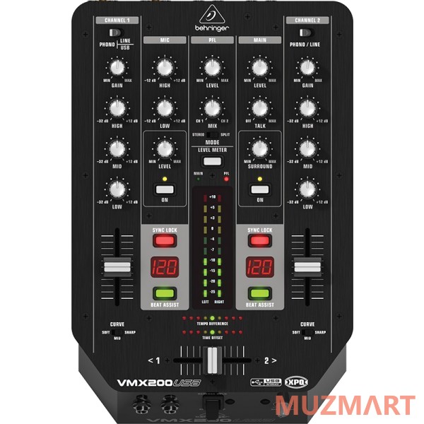 Behringer VMX200USB Dj микшер