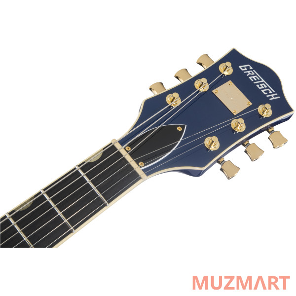 Gretsch G6659TG Players Edition Broadkaster Jr. Center Block with String-Thru Bigsby, Azure Metallic Полуакустическая электрогитара