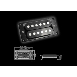 Belcat BH-24Bridge-BK Звукосниматель магнитный