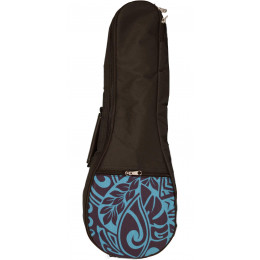 KALA UB-BL-T KALA TENOR PADDED UKULELE BAG, BLUE PATTERN Чехол для укулеле тенор