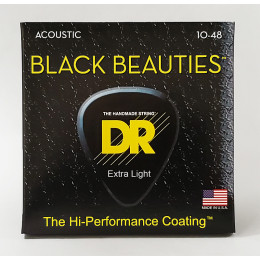 DR BKA-10 BLACK BEAUTIES Струны для акустической гитары