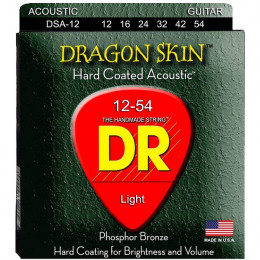 DR DSA-12 DRAGON SKIN Струны для акустической гитары