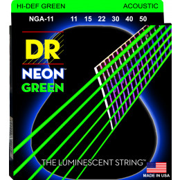 DR NGA-11 HI-DEF NEON Струны для акустической гитары