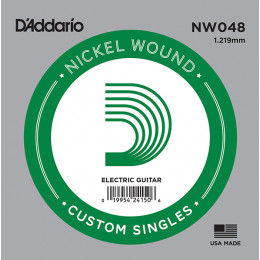 D'Addario NW048 Одиночная струна для электрогитары