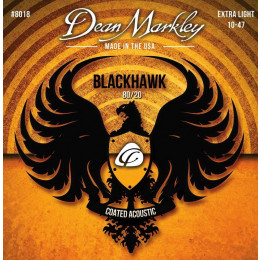 Dean Markley DM8018 Blackhawk 80/20 Комплект струн для акустической гитары, с покрытием, 10-47