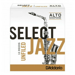 Rico RRS10ASX4S Select Jazz Unfiled Трости для саксофона альт, размер 4, мягкие (Soft), 10шт
