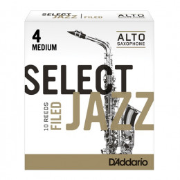 Rico RSF10ASX4M Select Jazz Filed Трости для саксофона альт, размер 4, средние (Medium), 10шт