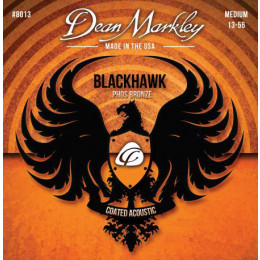 Dean Markley DM8013 Blackhawk Pure Bronze Комплект струн для акустической гитары,с покрытием, 13-56
