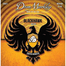 Dean Markley DM8021 Blackhawk 80/20 Комплект струн для акустической гитары, с покрытием, 13-56