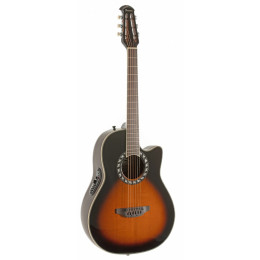 Ovation 2714LTD-VIP Europe Special Folklore Tobacco Sunburst Гитара электроакустическая с кейсом