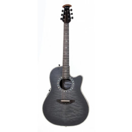 Ovation C2079AXP-5S Legend Plus Deep Contour Cutaway Black Satin Quilted Гитара электроакустическая