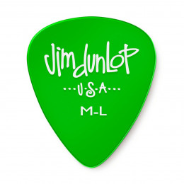 Dunlop 486PML Gels M-L Green 12Pack Медиаторы, 12 шт