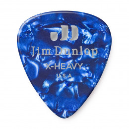 Dunlop 483P10XH Celluloid Blue Pearloid Extra Heavy 12Pack Медиаторы, 12 шт