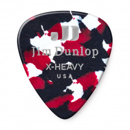 Dunlop 483P06XH Celluloid Confetti Extra Heavy 12Pack Медиаторы, 12 шт
