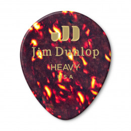 Dunlop 485P05HV Celluloid Shell Teardrop Heavy 12Pack Медиаторы