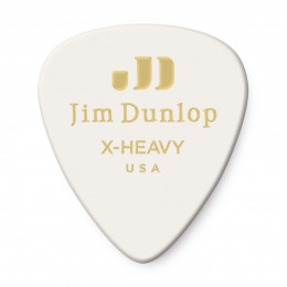 Dunlop 483P01XH Celluloid White Extra Heavy 12Pack Медиаторы