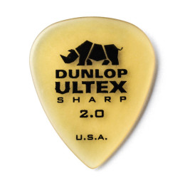 Dunlop 433P200 Ultex Sharp 6Pack Медиаторы, толщина 2 мм, 6 шт