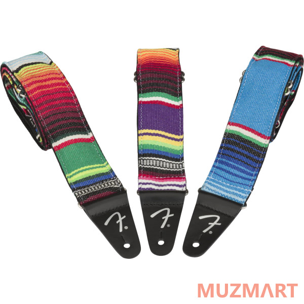 Fender 2 Serape Strap Purple Multi Гитарный ремень