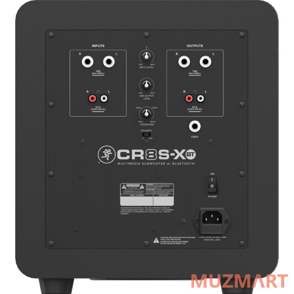 Mackie CR8S-XBT сабвуфер, мощность 200 ватт, Bluetooth