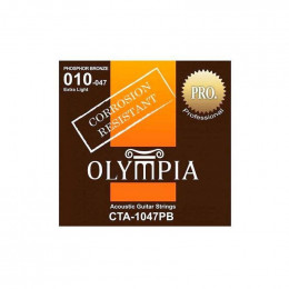 Olympia CTA 1047PB Coated Acoustic 80/20 Phosphor Bronze Струны для акустической гитары 10-47