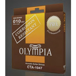 Olympia CTA 1253 Coated Acoustic 80/20 Bronze Струны для акустической гитары 12-53