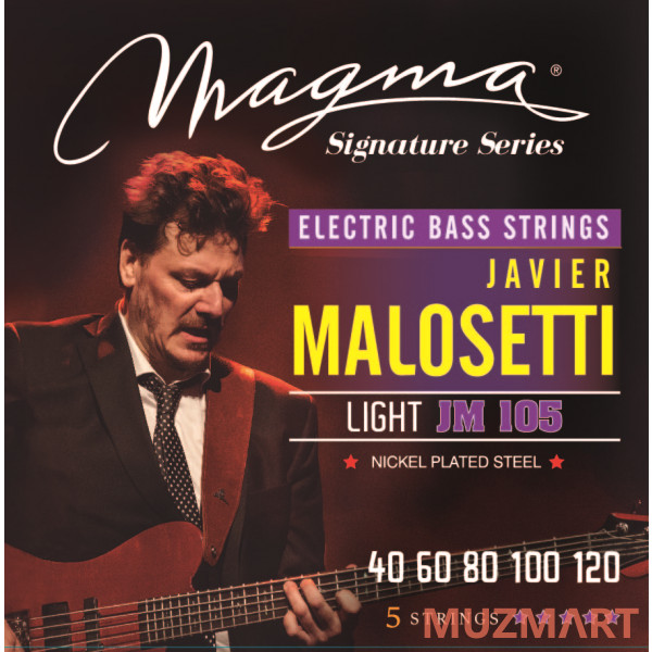 Magma Strings JM105 Струны для 5-струнной бас-гитары Low B Javier Malosetti 40-120