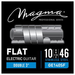 Magma Strings GE140SF Струны с плоской обмоткой для электрогитары (две 3-х струны) 10-46
