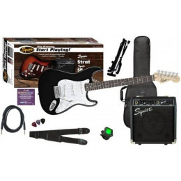 Fender SQUIER SE SPECIAL STRAT + SP-10 AMPLIFIER BLACK Электрогитара
