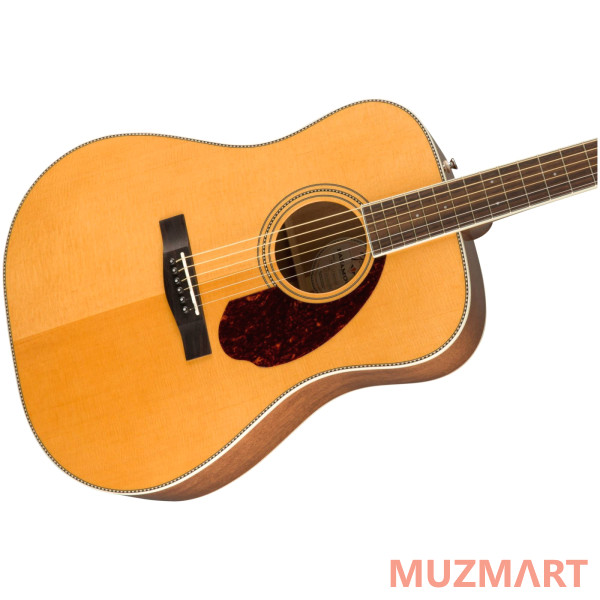 Fender PM-1E DREAD STD NAT W/CASE OV Акустическая гитара с кейсом