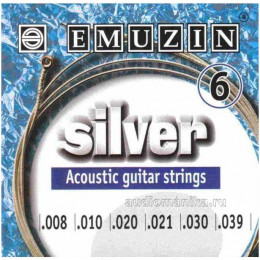 Emuzin 6А201 SILVER Струны для акустической гитары