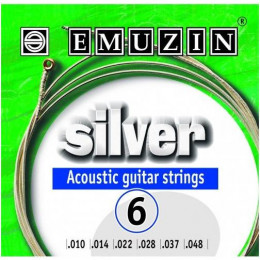 Emuzin 6А203 SILVER Струны для акустической гитары