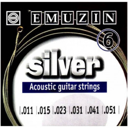 Emuzin 6А205 SILVER Струны для акустической гитары