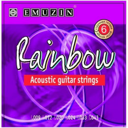 Emuzin 6А262 "RAINBOW" Струны для акустической гитары