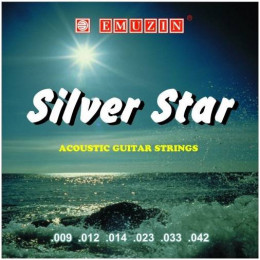 Emuzin 6СС-02 "SILVER STAR" Струны для акустической гитары
