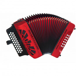 Hohner Compadre GCF, red (A48241) Диатонический кнопочный аккордеон