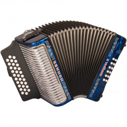 Hohner Corona II FBbEb, dark blue (A5644) Диатонический кнопочный аккордеон