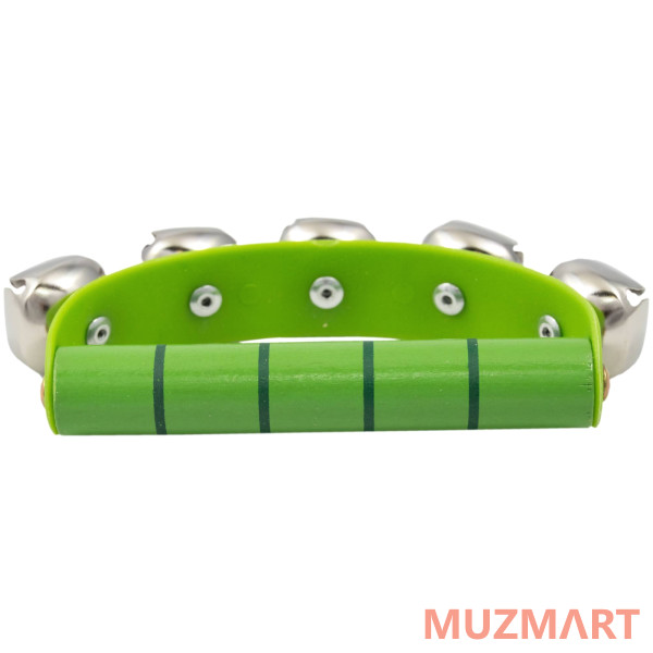 BEE DF501A GREEN Бубенцы ручные