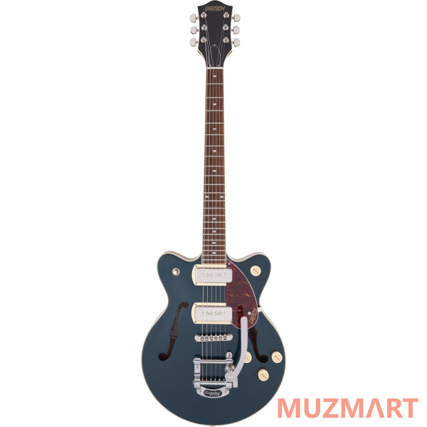 Gretsch G2655T-P90 Streamliner Jr. Double-Cut P90 with Bigsby Two-Tone Midnight Sapphire and Vintage Mahogany Stain Полуакустическая гитара