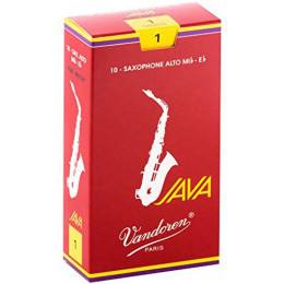 Vandoren SR261R JAVA Red Трости для саксофона альт No 1,0 (10шт)