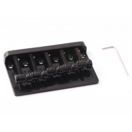 Metallor BB-010-BK Бридж (струнодержатель) для 5-струнной бас-гитары, черный